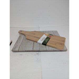Household Trends Bamboo Cutting Board Paddle 6" X 19"